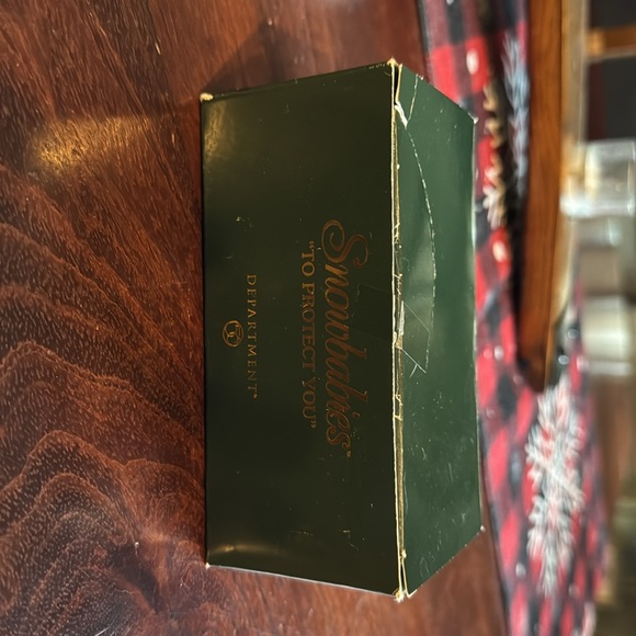 Department 56 Miniature “To Protect You” Police Snowbaby - Picture 6 of 6